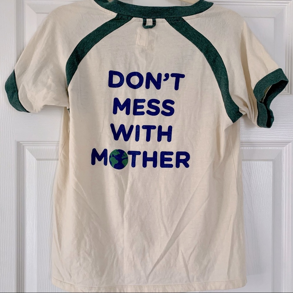 Camp Collection “Dont Mess with Mother” V neck T shirt